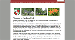 Desktop Screenshot of gardinerpark.com